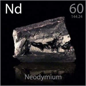 Nd釹元素圖，表示釹在永磁材料中的應(yīng)用